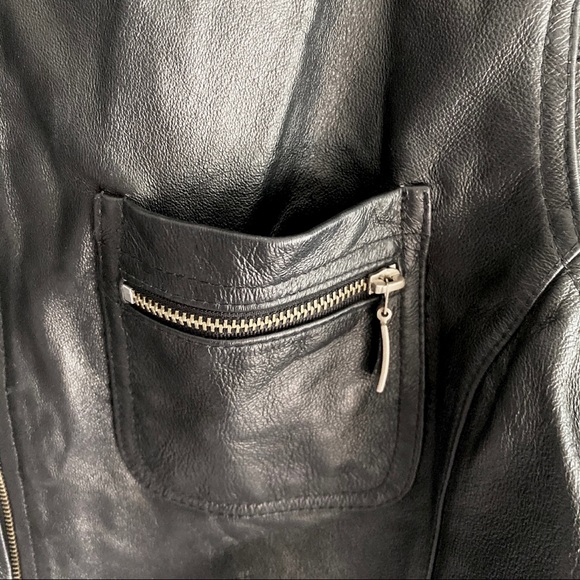 Authentic Leather Moto Jacket - Picture 8 of 8